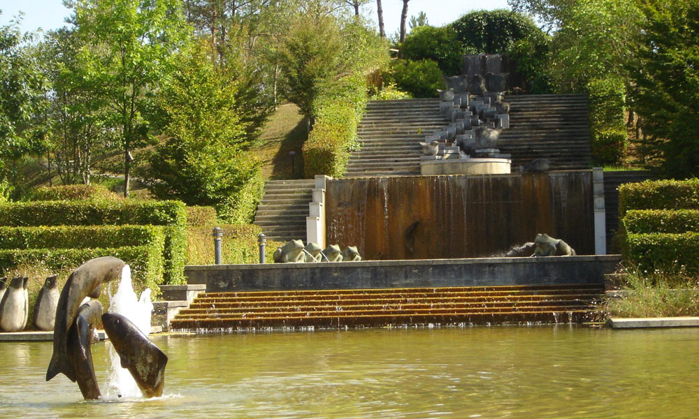 Cascade à Eugénie-les-Bains.