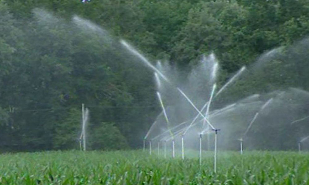 Installation de pompage pour l'irrigation.